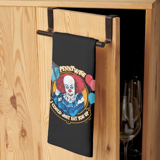 Klassisch pennywise - ich könnte Sie einfach essen Geschirrtuch (Drittel gefaltet)