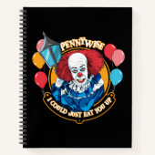 Klassisch pennywise - ich könnte Sie einfach essen Notizblock (Vorderseite)