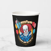 Klassisch pennywise - ich könnte Sie einfach essen Pappbecher (Rückseite)