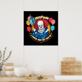 Klassisch pennywise - ich könnte Sie einfach essen Poster (Küche)