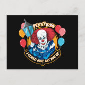 Klassisch pennywise - ich könnte Sie einfach essen Postkarte (Vorderseite)