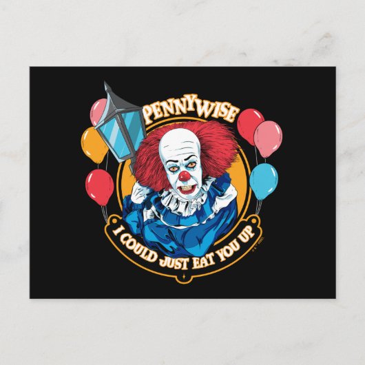 Klassisch pennywise - ich könnte Sie einfach essen Postkarte (Vorderseite)