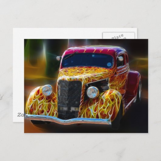 klassisch postkarte (Vorne/Hinten)