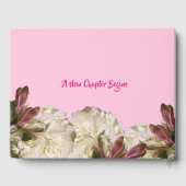 Klassisch-rosa-afrikanische Hochzeit Gästebuch (Rückseite)