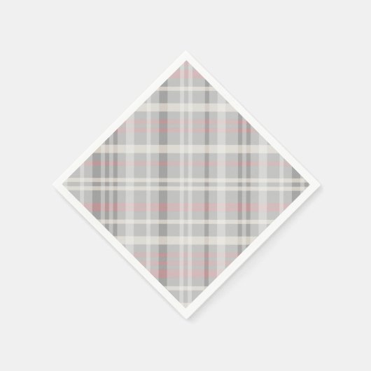 klassisch rosa kariert serviette (Ecke)