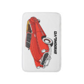 Klassisch rot 1948 Auto Badematte (Vorderseite Vertikal)