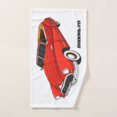 Klassisch rot 1948 Auto Badhandtuch Set (Handtuch)