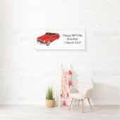 Klassisch rot 1948 Auto Banner (Insitu)