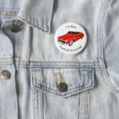 Klassisch rot 1948 Auto Button (Beispiel)