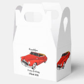 Klassisch rot 1948 Auto Geschenkschachtel (Geöffnet)