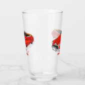 Klassisch rot 1948 Auto Glas (Links)