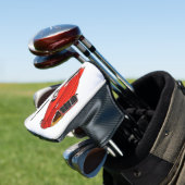 Klassisch rot 1948 Auto Golf Headcover (In Situ)