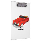 Klassisch rot 1948 Auto Klemmbrett (Rechts)