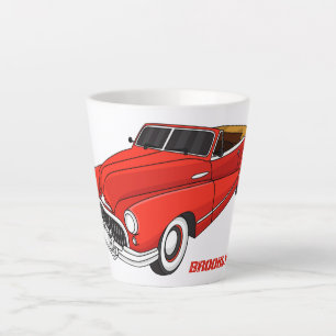 Klassisch rot 1948 Auto Milchtasse