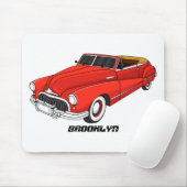 Klassisch rot 1948 Auto Mousepad (Mit Mouse)