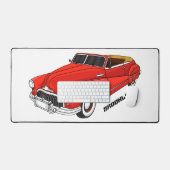 Klassisch rot 1948 Auto Schreibtischunterlage (Tastatur & Maus)