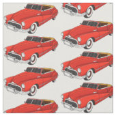 Klassisch rot 1948 Auto Stoff (Nahaufnahme)