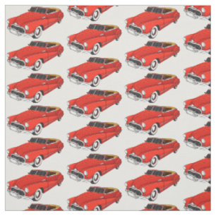 Klassisch rot 1948 Auto Stoff