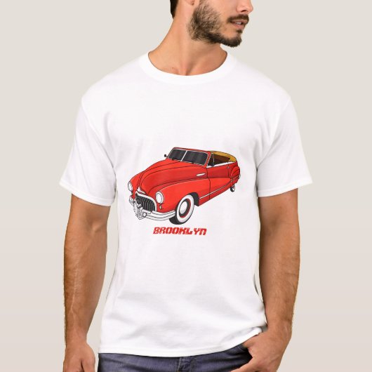 Klassisch rot 1948 Auto T-Shirt (Vorderseite)