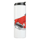 Klassisch rot 1948 Auto Thermosbecher (Nach links gedreht)