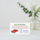 Klassisch rot 1948 Auto Visitenkarte (Stehend Vorderseite)