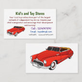 Klassisch rot 1948 Auto Visitenkarte (Vorne/Hinten)