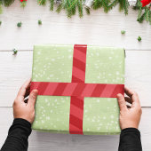 Klassisch rot gestreift satinband