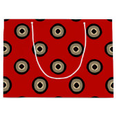 Klassisch rot und schwarz große geschenktüte (Vorderseite)