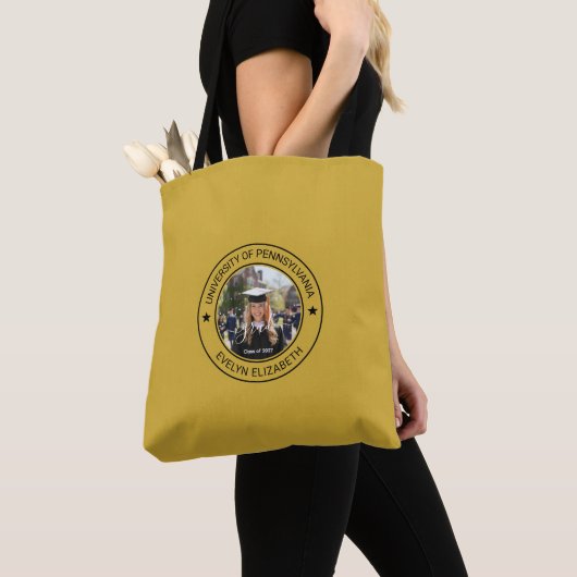 Klassisch runder Abschluss Modern Script Mittel M  Tasche (Von Nahem)