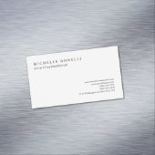 Klassisch Schlicht Beruflich einfach Magnetische Visitenkarte (Beispiel)