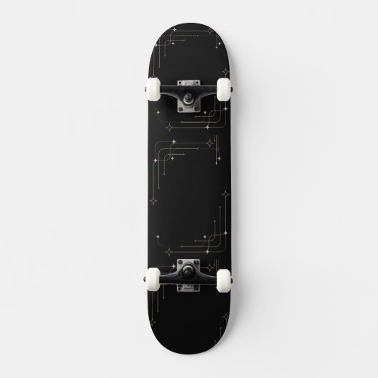 Klassisch Schwarz Skateboard (Vorderseite)