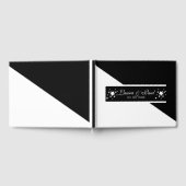 klassisch schwarz und weiß gästebuch (Voll)