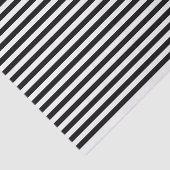 Klassisch schwarz und weiß gestreift seidenpapier (Ausschnitt)