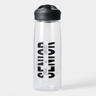 Klassisch schwarzes Senior Custom Trinkflasche
