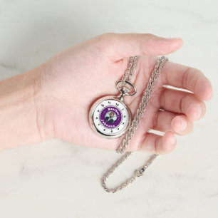 KLASSISCH! 🕰️ Silver Necklace Watch Custom Gift Armbanduhr