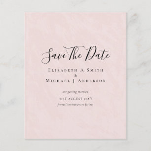 Klassisch TEXT ONLY Minimalistisch BUDGET TERMINSC Flyer