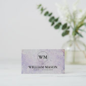 Klassisch | Textur | Stein Visitenkarte (Stehend Vorderseite)