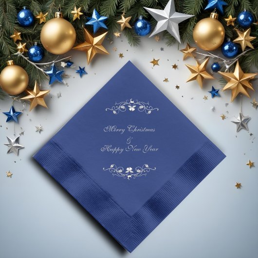 Klassisch Traditionelle frohe Weihnachten Servietten Mit Folie