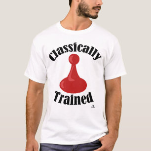 Klassisch Trainierte Brettspiel-Version Motto T-Shirt