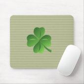 Klassisch trendy irischer Glücksklee Mousepad (Mit Mouse)