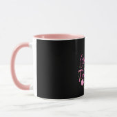 Klassisch und abscheulich rosa Rose Tasse (Links)