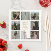 Klassisch und einfach weiß | FOTO ABSCHLUSS Serviette (Beispiel)