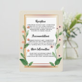 Klassisch und elegant gepflegt einladung (Stehend Vorderseite)