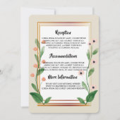 Klassisch und elegant gepflegt einladung (Vorderseite)