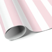 Klassisch und stilvoll, in Rosa und Weiß gestriche Geschenkpapier (Rolleneckpunkt)