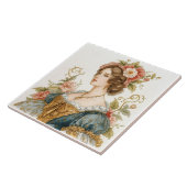 Klassisch, Viktorianisch, Prinzessin mit schönen R Fliese (Seite)