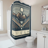 Klassisch/Vintag draußen/Wildnis Duschvorhang (Beispiel)