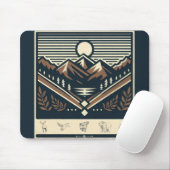 Klassisch/Vintag draußen/Wildnis Mousepad (Mit Mouse)