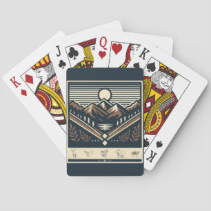 Klassisch/Vintag draußen/Wildnis Spielkarten