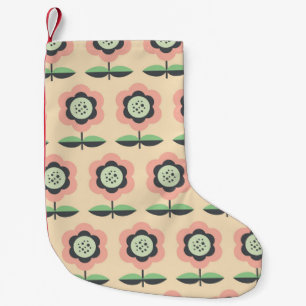 Klassisch Vintag: florloses Design Kleiner Weihnachtsstrumpf